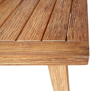 Garten Lounge Set aus Akazienholz mit hellgrauen Polstern