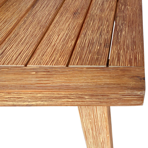 Garten Lounge Set aus Akazienholz mit hellgrauen Polstern
