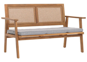 Gartenlounge Set aus Akazienholz mit Kissen, MVG-zertifiziert