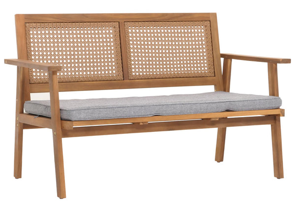 Gartenlounge Set aus Akazienholz mit Kissen, MVG-zertifiziert