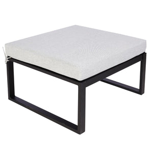 Gartenlounge Set Aluminium & Akazie, hellgrau, MVG-zertifiziert