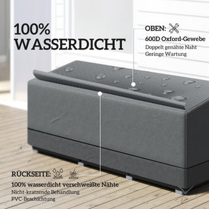 Gartenmöbel Schutzhülle wasserdicht winterfest UV-Schutz 190x72x76cm