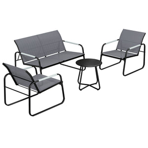 Gartenmöbel Set Sitzgruppe für 4 Personen mit Sofa Sessel und Tisch