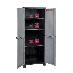 Gartenschrank Kunststoffschrank Geräteschrank 171cm
