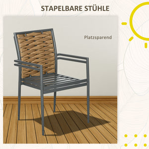 Gartenstühle wetterfest modern für Terrasse und Outdoor