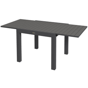 Gartentisch wetterfest für Garten und Terrasse 162x80x75cm grau