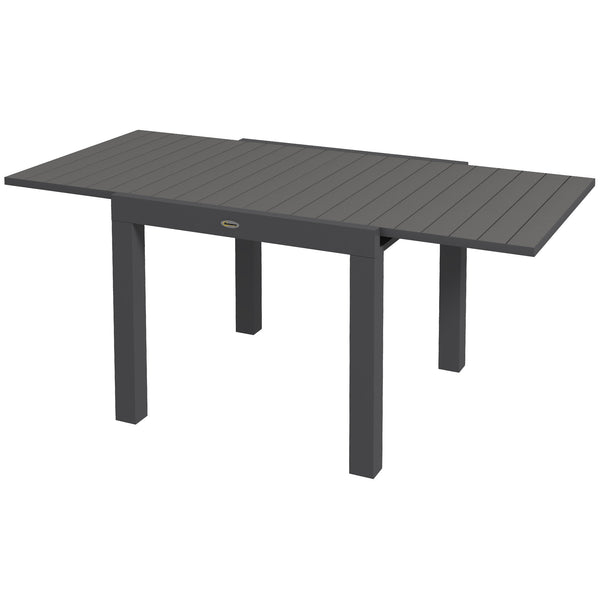 Gartentisch wetterfest für Garten und Terrasse 162x80x75cm grau