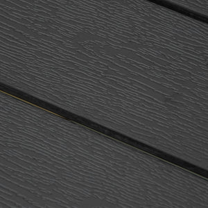 Gartentisch wetterfest für Garten Balkon Terrasse Kunststoff schwarz