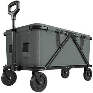 Gartenwagen Transportwagen klappbar mit Plane 120kg