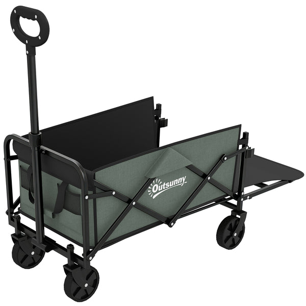Gartenwagen klappbar mit herausnehmbarer Plane 90kg 72L