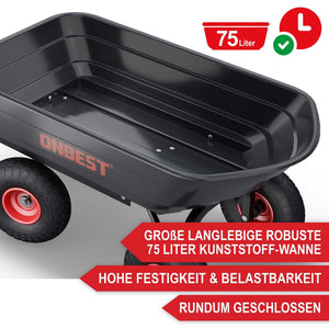 Gartenwagen Transportwagen mit Kippfunktion