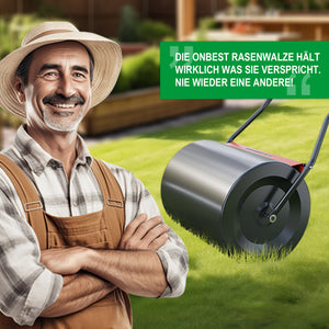 Gartenwalze 50cm breit für perfekte Rasenpflege