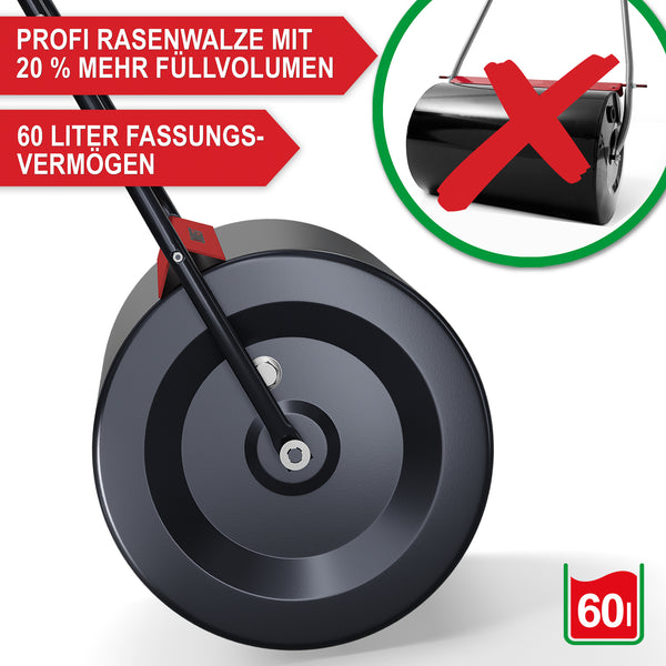 Gartenwalze 50cm breit für perfekte Rasenpflege
