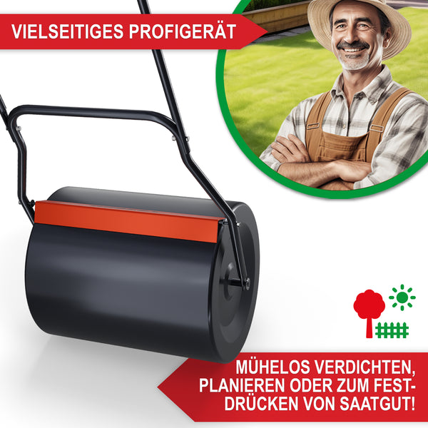 Gartenwalze 50cm breit für perfekte Rasenpflege