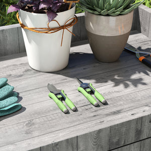 Gartenwerkzeug Set mit Gartenschere und Astschere Edelstahl