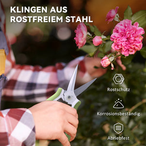 Gartenwerkzeug Set mit Gartenschere und Astschere Edelstahl