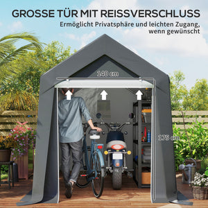 Gartenzelt wetterfest mit UV-Schutz Belüftung und Stahlrahmen