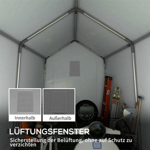 Gartenzelt wetterfest mit UV-Schutz Belüftung und Stahlrahmen