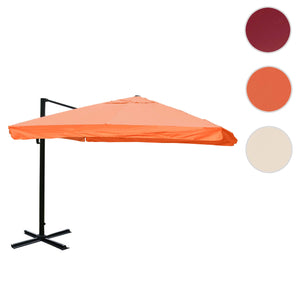 Gastronomie-Ampelschirm 3x4m Flap terracotta drehbar ohne Ständer