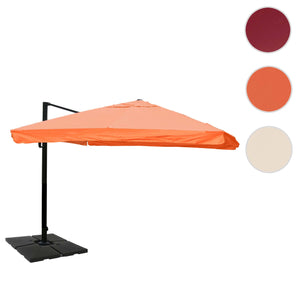 Gastronomie-Ampelschirm 3x4m Flap terracotta mit Ständer