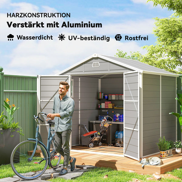 Gerätehaus Gartenhaus mit Satteldach für den Garten 4m²