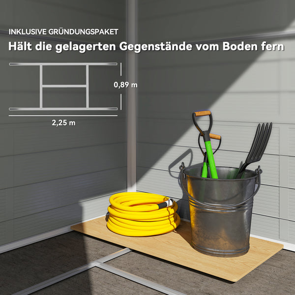 Gerätehaus Gartenhaus mit Satteldach für den Garten 4m²