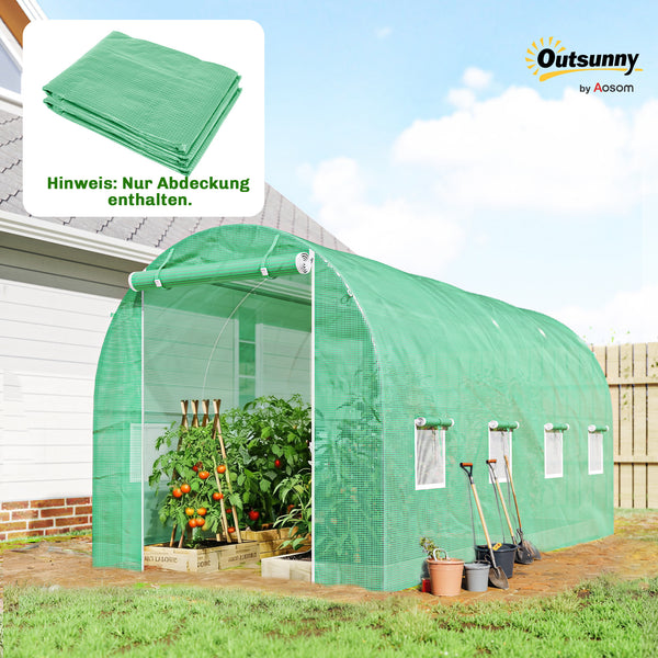Gewächshausfolie wasserdicht UV Schutz reissfest für Garten 4x2m
