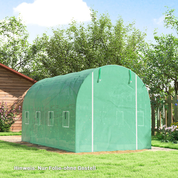 Gewächshausfolie wasserdicht UV Schutz reissfest für Garten 4x2m