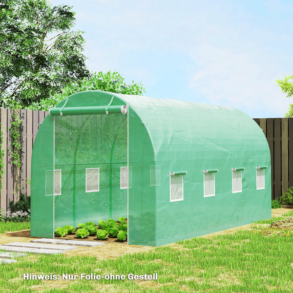 Gewächshausfolie wasserdicht UV Schutz reissfest für Garten 4x2m