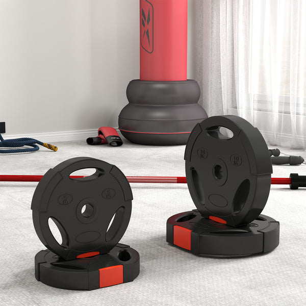Gewichtsplatten Set für Hanteltraining und Fitness 30kg