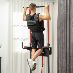 Adjustable 20kg weight vest with reflective stripes
