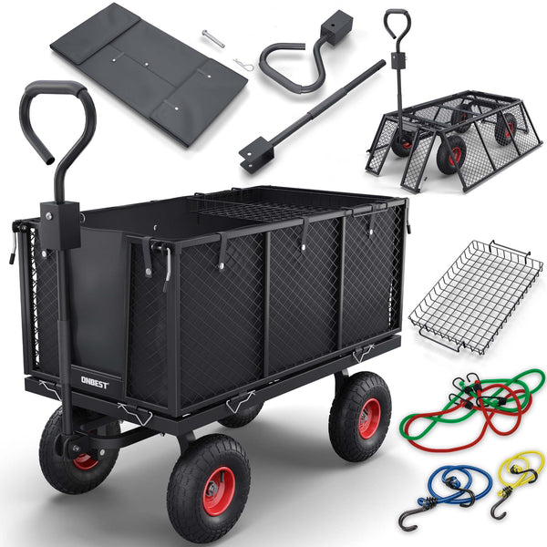Gitter-Bollerwagen 550kg Transportwagen 205 Liter Volumen