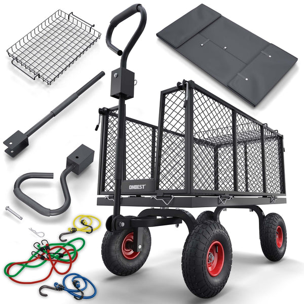Gitter-Bollerwagen 550kg Transportwagen 205 Liter Volumen