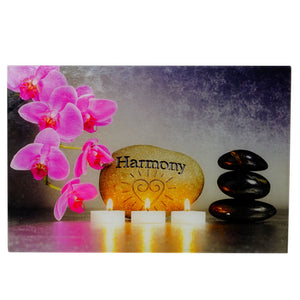 Glasbild Wandbild Poster 40x60cm – Motiv Harmony für Wohnzimmer