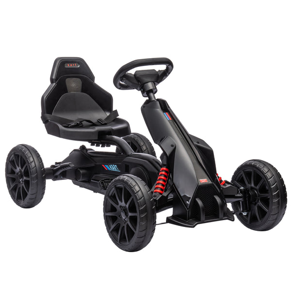 Go-Kart Tretfahrzeug mit Handbremse Outdoor für Kinder 3-8 Jahre