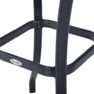 Gartentisch Bistrotisch Hartglas Metall 68,5x68,5cm Schwarz