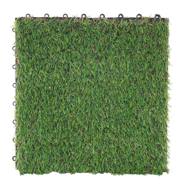 Grasfliese 1m2 Rasenfliese Grasmatte 11x je 30x30cm