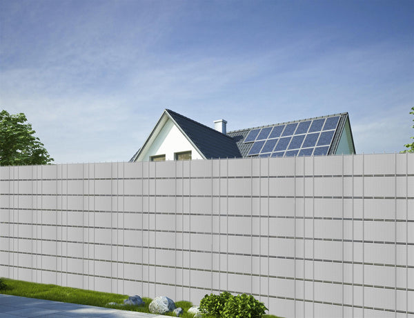 Privacy fence foil PVC 70 m grey