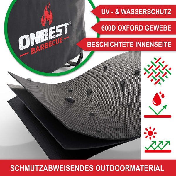 Grillabdeckung Blache für Grill M wetterfest langlebig