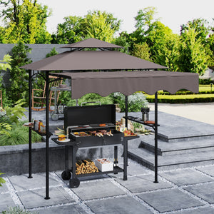 Grillpavillon wasserabweisend flammhemmend mit Doppeldach