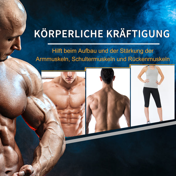 Gummihanteln Hexagon 175kg für Krafttraining Schwarz