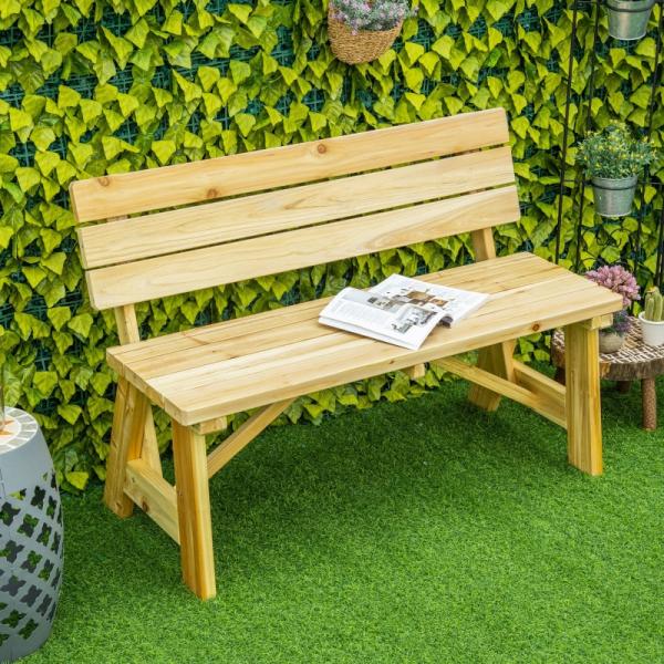 Gartenbank für 2 Personen Tannenholz