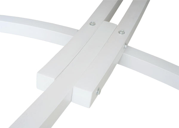 Hängematte mit Gestell FSC-zertifiziert 420cm weiss, grau