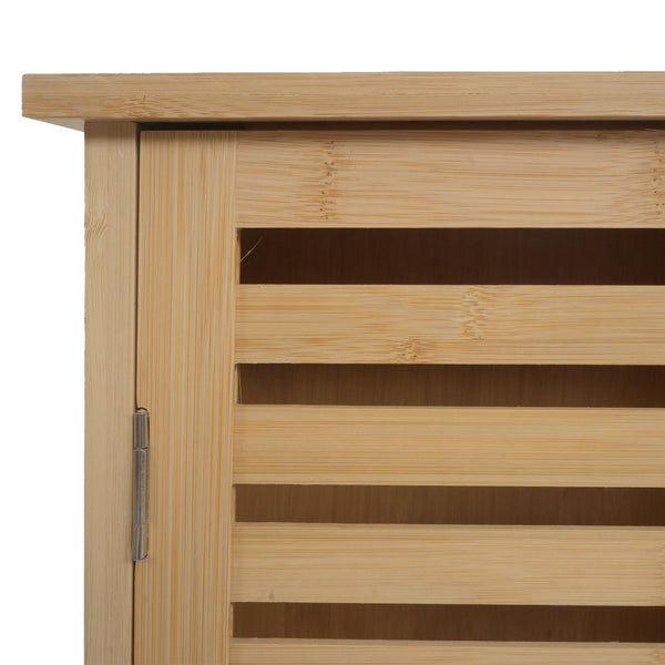 Hängeschrank Badschrank Badezimmerschrank Bambus 60x50x19cm