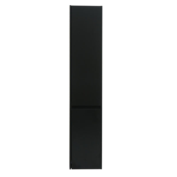 Hängeschrank Badschrank Highboard 2 Türen 3 Fächer 160x33cm schwarz