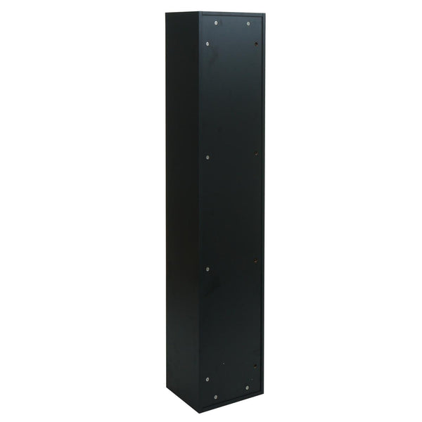 Hängeschrank Badschrank Highboard 2 Türen 3 Fächer 160x33cm schwarz