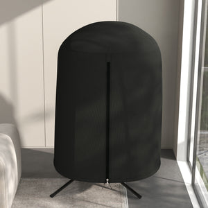 Hängesessel-Abdeckung wasserdicht mit UV-Schutz Ø128x190cm Schwarz