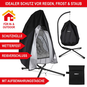 Hängesessel Rattan-Optik drehbar wetterfest & klappbar