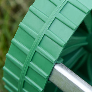 Handvertikutierer Rasenlüfter mit Stachelwalze für Gartenpflege