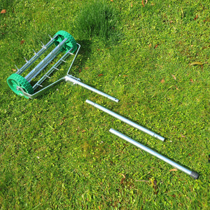 Handvertikutierer Rasenlüfter mit Stachelwalze für Gartenpflege